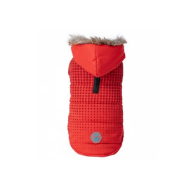 Freedog Abrigo Rojo de Lunares para Perro Mediano Abrigos para perro Patitas&co