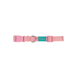 Freedog Collar Nylon Basic Rosa Collar, Correa y Arnes Perro Patitas&co