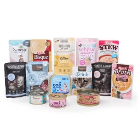 Caja de Degustación Happy CATa Kitten Comida húmeda para gatos Patitas&co