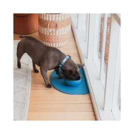 FuzzYard Life Bandeja de Silicona (Azul) Comederos y Bebederos para perros Patitas&co