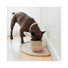 FuzzYard Life Bandeja de Silicona (Arena) Comederos y Bebederos para perros Patitas&co