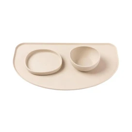 FuzzYard Life Bandeja de Silicona (Arena) Comederos y Bebederos para perros Patitas&co