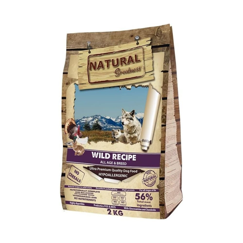 Natural Greatness Wild Recipe Pienso Natural para Perros Pienso para Perros Patitas&co