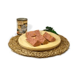 Natural Greatness Lata Vacuno y Cerdo Comida Húmeda 400g Perro Comida húmeda para Perros Patitas&co