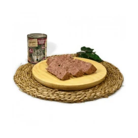 Natural Greatness Lata Conejo y Venado Comida Húmeda 400g Perro Comida húmeda para Perros Patitas&co