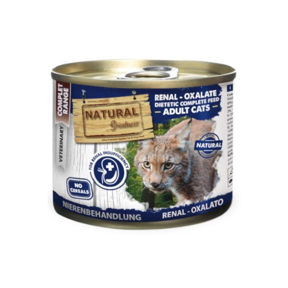 Natural Greatness Lata VET Renal para Gatos Comida húmeda para gatos Patitas&co