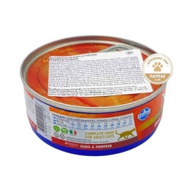 Farmina ND Adult Lata Codorniz Pollo y Calabaza para Gato Comida húmeda para gatos Patitas&co