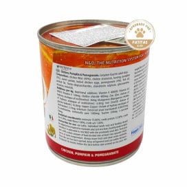 Farmina ND Adult Lata Pollo y Calabaza 285g Perro Comida húmeda para Perros Patitas&co