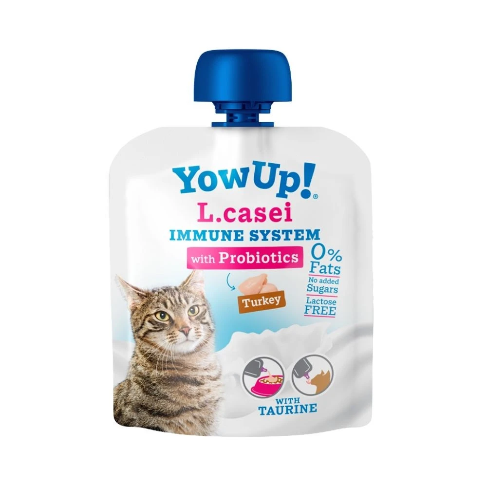 Yow Up Yogurt de Pavo con L.Casei para Gato Kefir y yogur para gatos Patitas&co