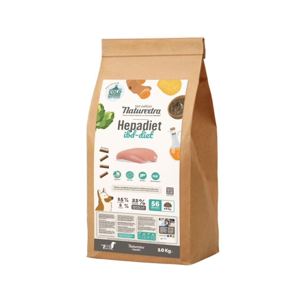 Naturextra Pienso Hepadiet de Pollo para Perro Pienso para Perros Patitas&co