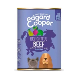Edgard and Cooper Lata Adult Ternera 400g Perro Comida húmeda para Perros Patitas&co
