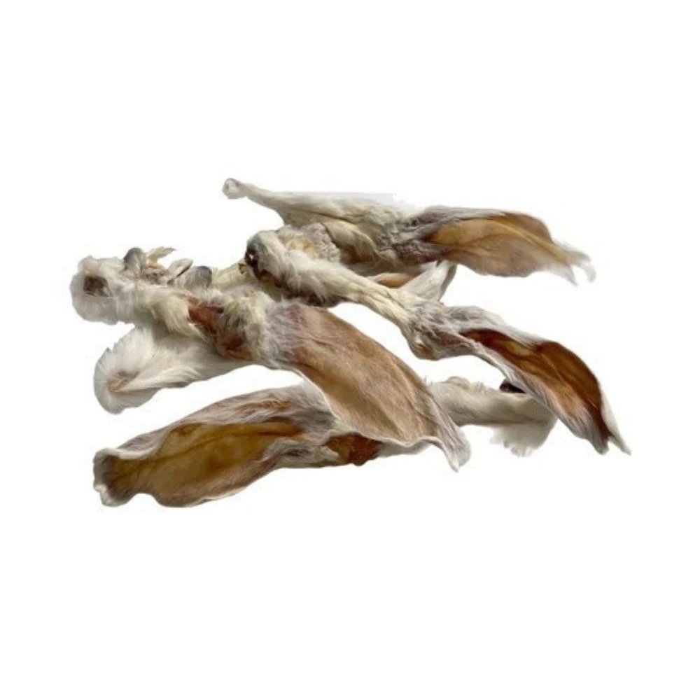 Mordedor Natural Oreja Conejo con Pelo (ud) Mordedores para Perros Patitas&co