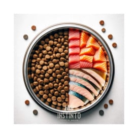 Instinto Pienso Natural Atún Salmón y Pollo Gato Esterilizado Pienso para gatos Patitas&co
