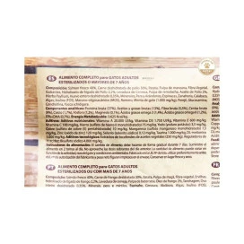 Natural Greatness Salmón Mar Atlántico Pienso Natural Gato Esterilizado Pienso para gatos Patitas&co