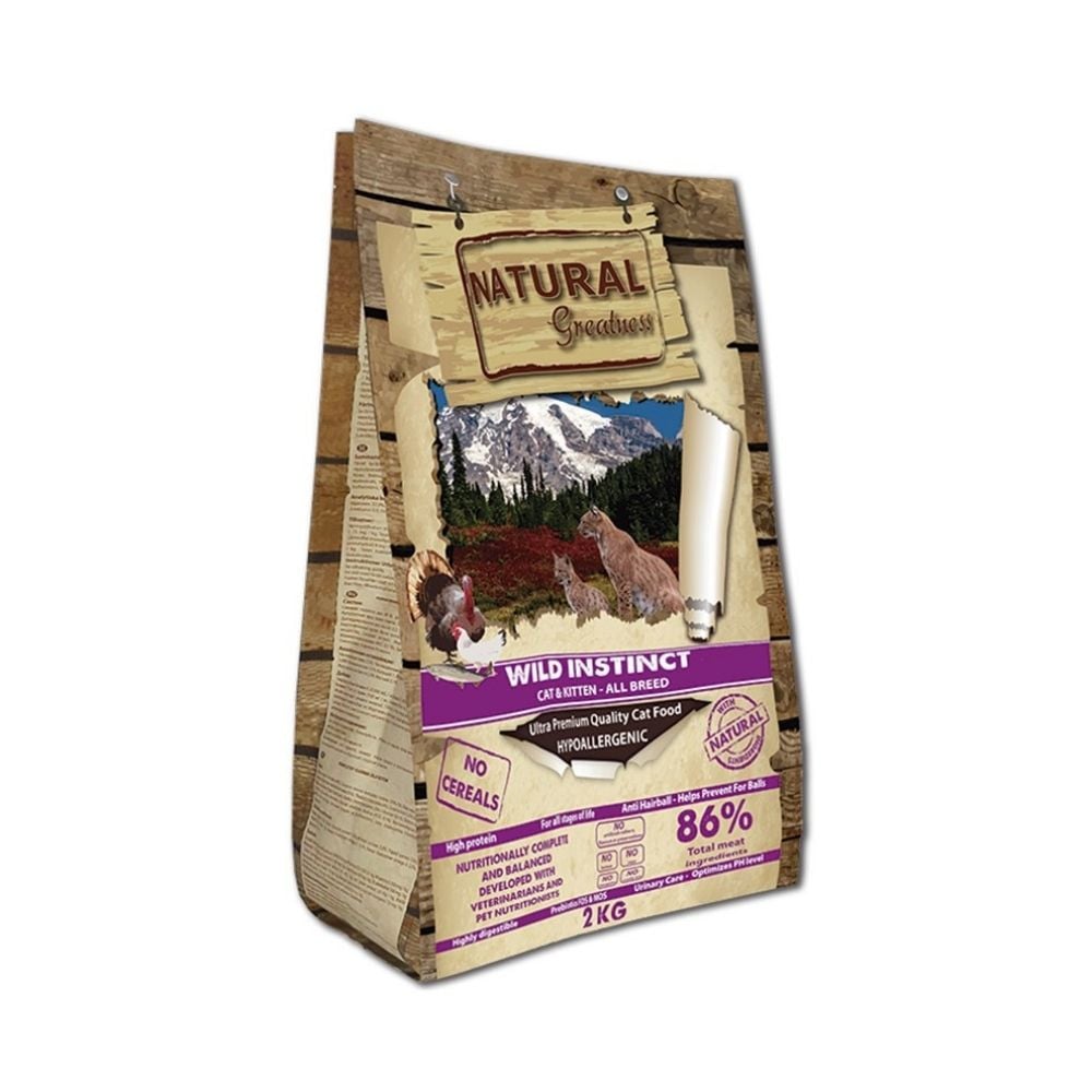 Natural Greatness Pienso Wild Instinct para Gatos y Gatitos Pienso para gatos Patitas&co