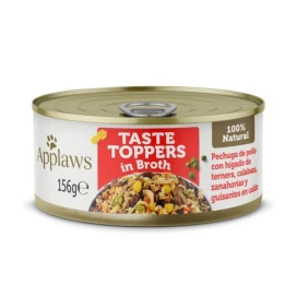 Applaws Topper Lata Pollo con Ternera y Verduras para Perro Comida natural para perros Patitas&co