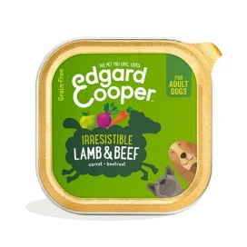 Edgard and Cooper Tarrina Cordero y Ternera 150g Perro Comida húmeda para Perros Patitas&co