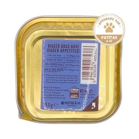 Edgard and Cooper Tarrina Ternera y Pato 150g Perros Comida húmeda para Perros Patitas&co