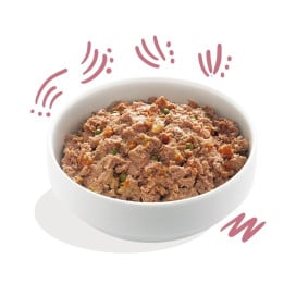 Edgard and Cooper Tarrina Pato y Pollo Cachorro 150g Comida húmeda para Perros Patitas&co