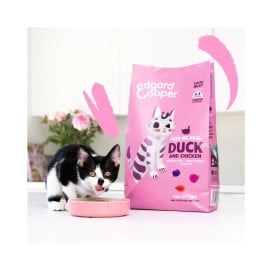 Edgard and Cooper Pienso Pato y Pollo para Gato Cachorro Pienso para gatos Patitas&co