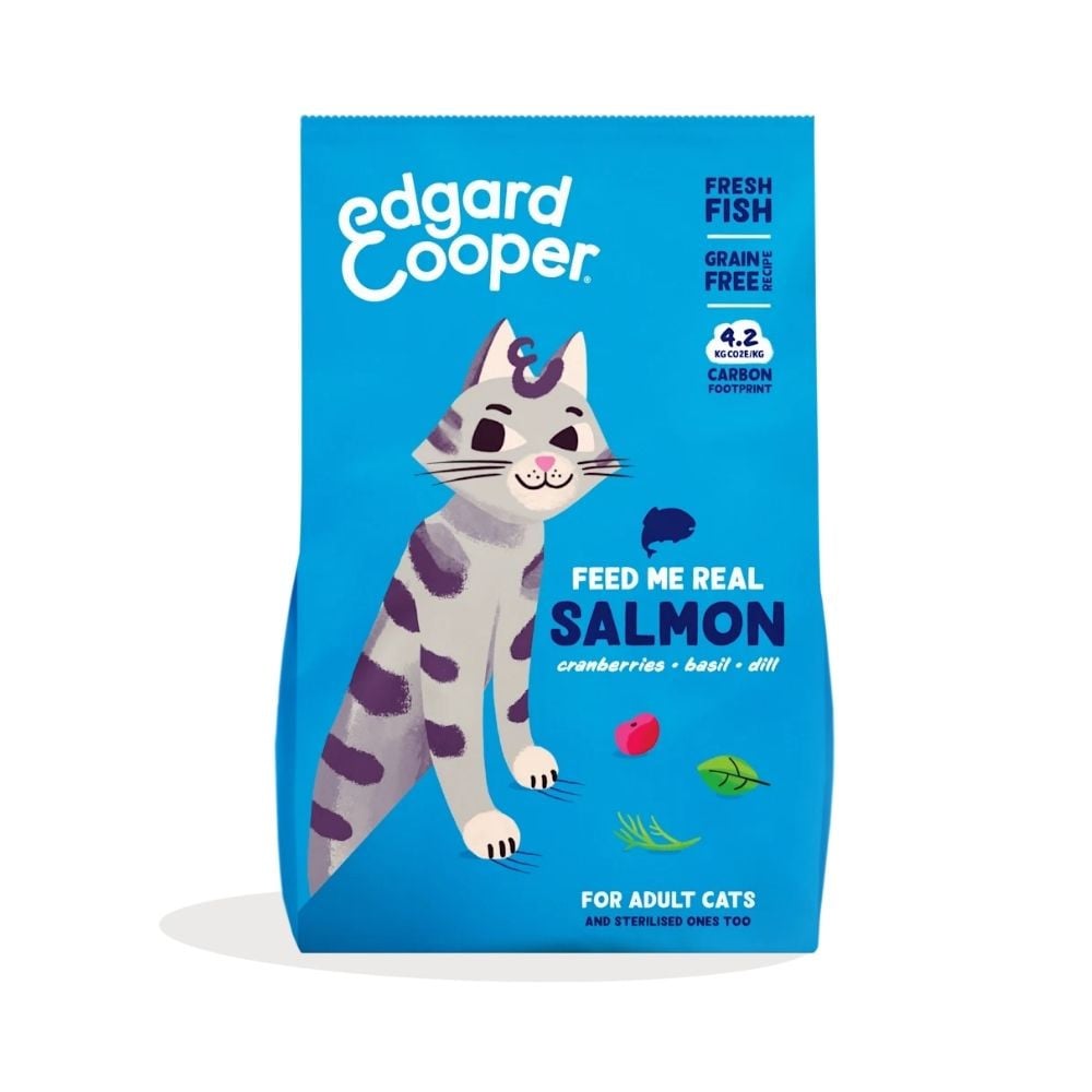 Edgard and Cooper Salmón Pienso Natural para Gatos Pienso para gatos Patitas&co