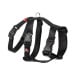 Arnés Nylon Triple Negro Especial Galgos y Podencos