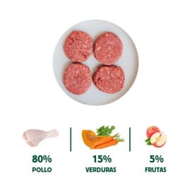 Wild Balance Dieta BARF Pollo con Verduras para Perro Dieta BARF Perros Patitas&co