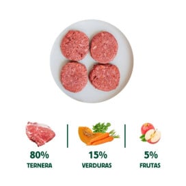 Wild Balance Dieta BARF Ternera con Verduras para Perro Dieta BARF Perros Patitas&co