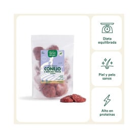 Wild Balance Dieta BARF Conejo con Verduras para Perro Dieta BARF Perros Patitas&co