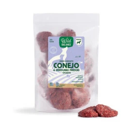 Wild Balance Dieta BARF Conejo con Verduras para Perro Dieta BARF Perros Patitas&co