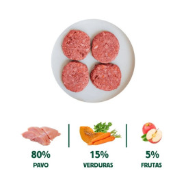 Wild Balance Dieta BARF Pavo con Verduras para Perro Dieta BARF Perros Patitas&co