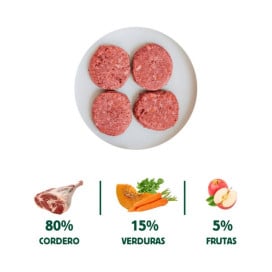 Wild Balance Dieta BARF Cordero con verduras para Perro Dieta BARF Perros Patitas&co