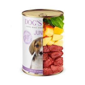 Dogs Love Lata Junior Cordero Comida Húmeda Natural Perro Cachorro Comida húmeda para Perros Patitas&co