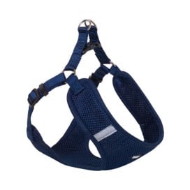 Arnes Nobby Mesh Reflectante Azul Accesorios de Paseo para Perro Patitas&co
