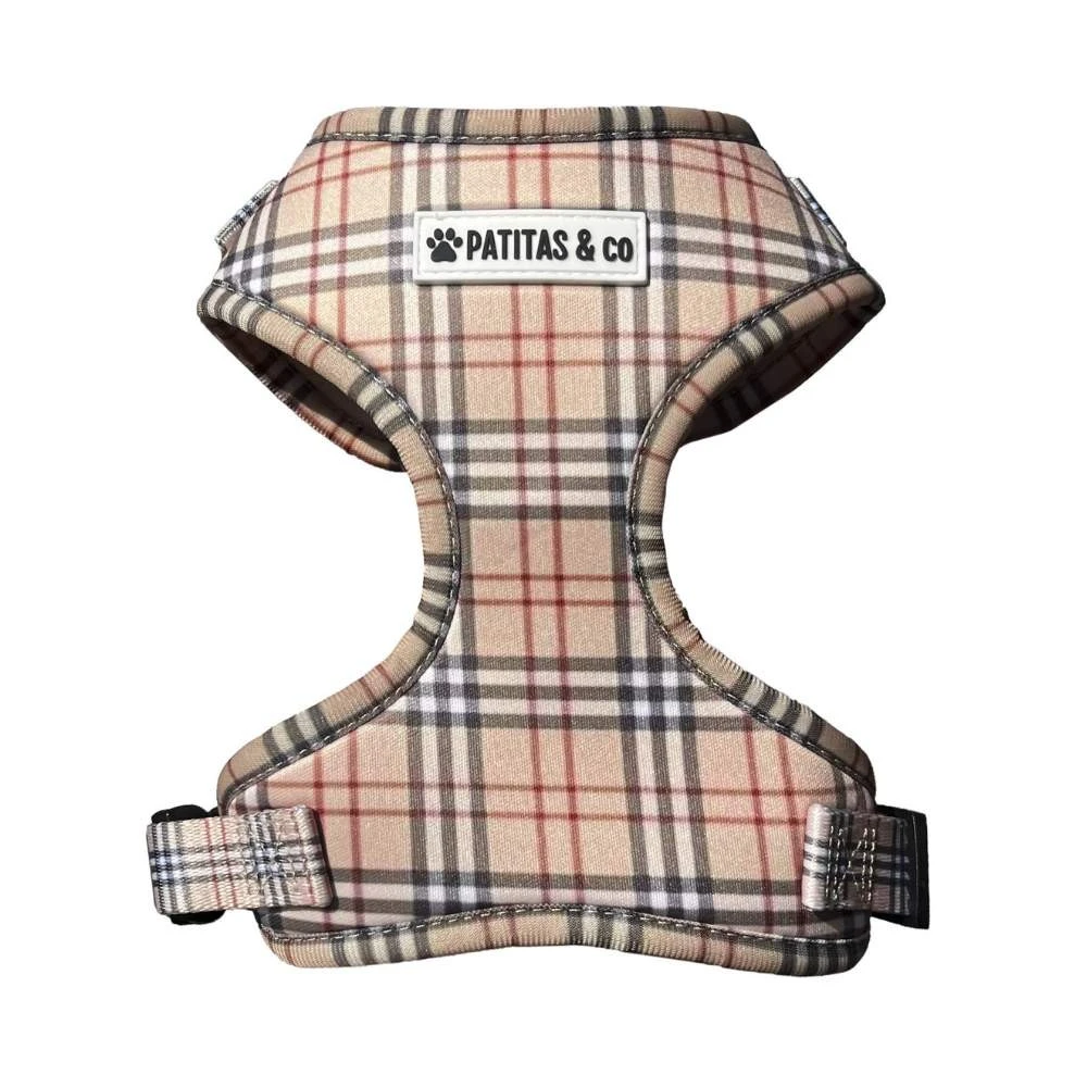 Arnes Patitas Cuadros Accesorios de Paseo para Perro Patitas&co