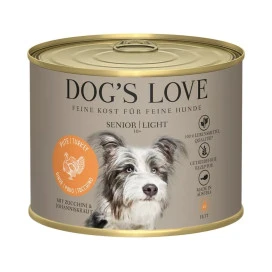 Dogs Love Lata Light Pavo Comida Húmeda Natural Perro Senior Comida húmeda para Perros Patitas&co