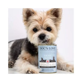 Dogs Love Lata Intestinal Light Pollo e Hinojo 400g Perro Comida húmeda para Perros Patitas&co