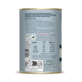Dogs Love Lata Intestinal Light Pollo e Hinojo 400g Perro Comida húmeda para Perros Patitas&co