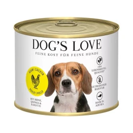 Dogs Love Lata Pollo Comida Húmeda Natural Perro Comida húmeda para Perros Patitas&co