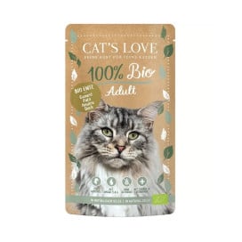 Cats Love Sobre Bio Pato para Gato Comida húmeda para gatos Patitas&co