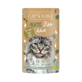 Cats Love Sobre Bio Pato para Gato Comida húmeda para gatos Patitas&co