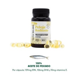 Wild Balance Pelaje Radiante (Cápsulas omega 3) Vitaminas para Perros y otros Suplementos Patitas&co