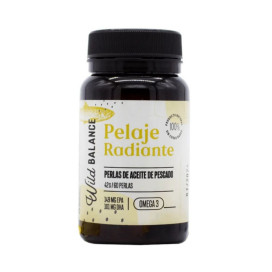 Wild Balance Pelaje Radiante (Cápsulas omega 3) Vitaminas para Perros y otros Suplementos Patitas&co