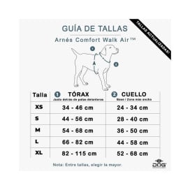 DOG Copenhagen Arnés Azul Comfort Walk Air para Perro Accesorios de Paseo para Perro Patitas&co