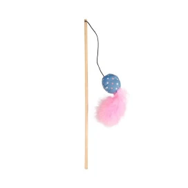 Flamingo Juguete Winny Caña de Pescar con Bola Azul y Rosa Juguetes para gatos Patitas&co