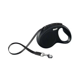 Correa Extensible Flexi New Classic (Color Negro) Accesorios de Paseo para Perro Patitas&co