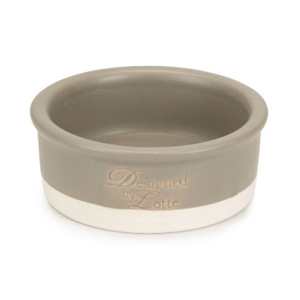 Comedero Joa Ceramico Resistente (Color Gris) Comederos y Bebederos para perros Patitas&co
