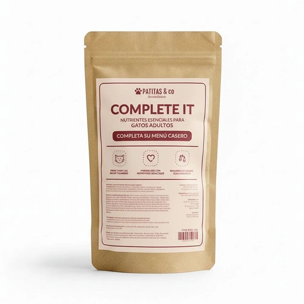 Complete It Gatos Adultos Nutrientes Esenciales Suplementos para Gatos Patitas&co