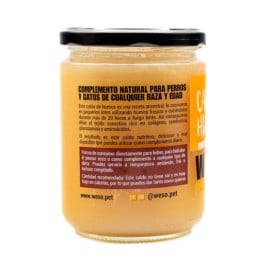 Weso Caldo de Huesos de Gallina 400g Caldos y Toppers para Perros Patitas&co