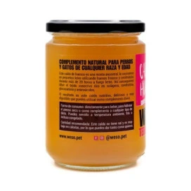 Weso Caldo de Huesos de Ternera 400g Caldos y Toppers para Perros Patitas&co